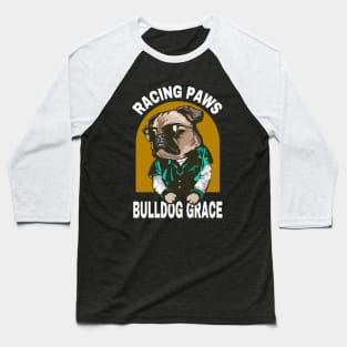 Lewis Hamilton - Racing Paws and Bulldog Grace! Baseball T-Shirt